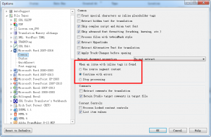 Tags processing